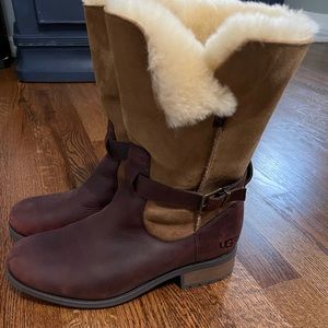 Ugg Boot Leather and Suede
